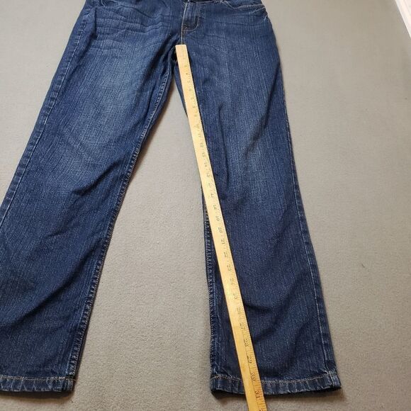 Suko men's fancy embroidered pocket straight leg jeans, size 34 blue - Picture 12 of 12